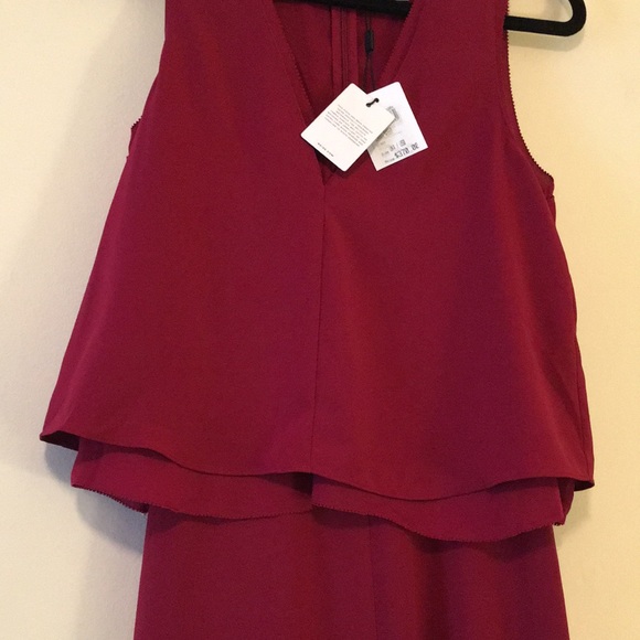 NWT Reiss viola dress berry red - Picture 9 of 11